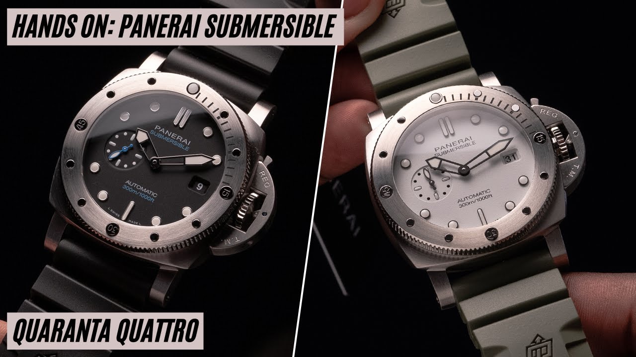 HANDS-ON: The Panerai Submersible QuarantaQuattro hits the goldilocks size