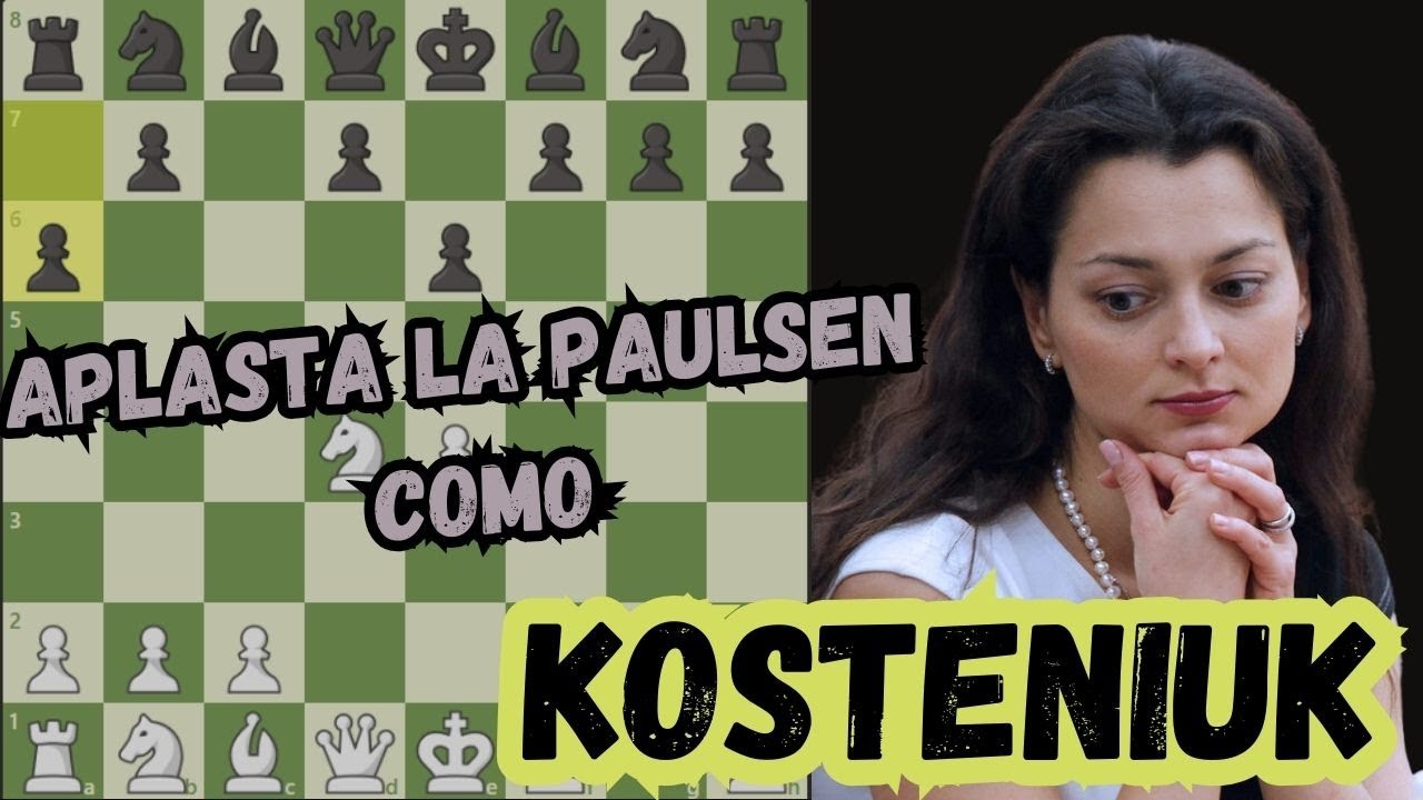 Aplasta la Paulsen como Alexandra Kosteniuk