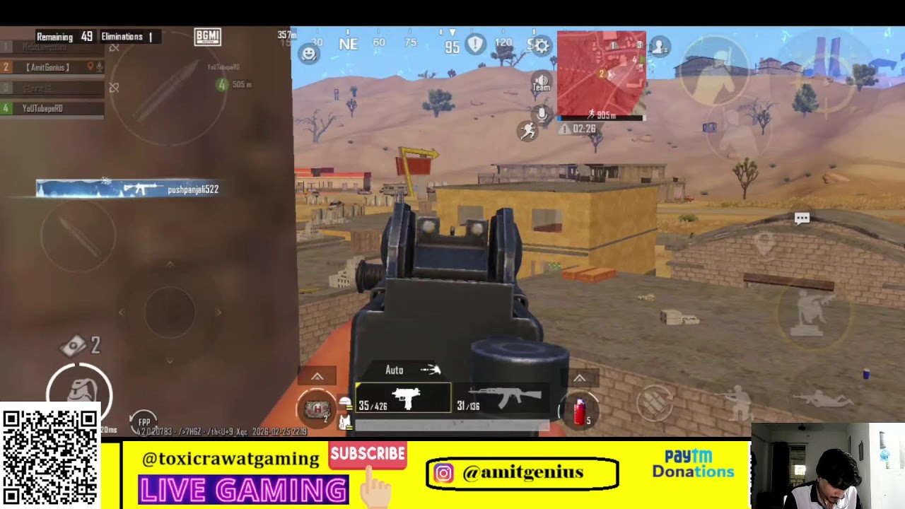 Only Fans of Miramar | BGMI | Rank Push Stream