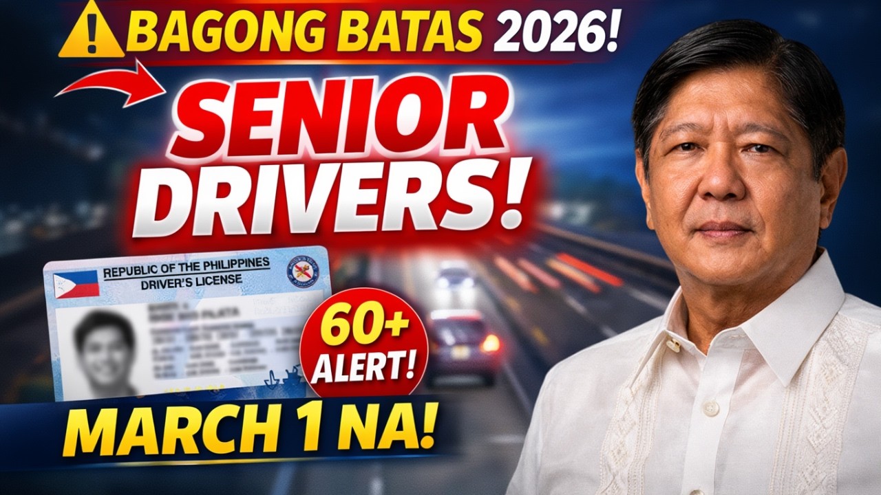Bagong Driver&rsquo;s License Rules para sa Senior Citizens Simula March 1, 2026&mdash; Alamin Kung Ano ang Bago