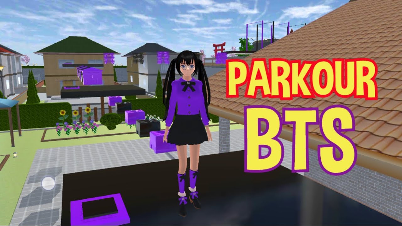 Yeah Mainin Parkour BTS | Sakura School Simulator Indonesia SSS | OBBY Sakura