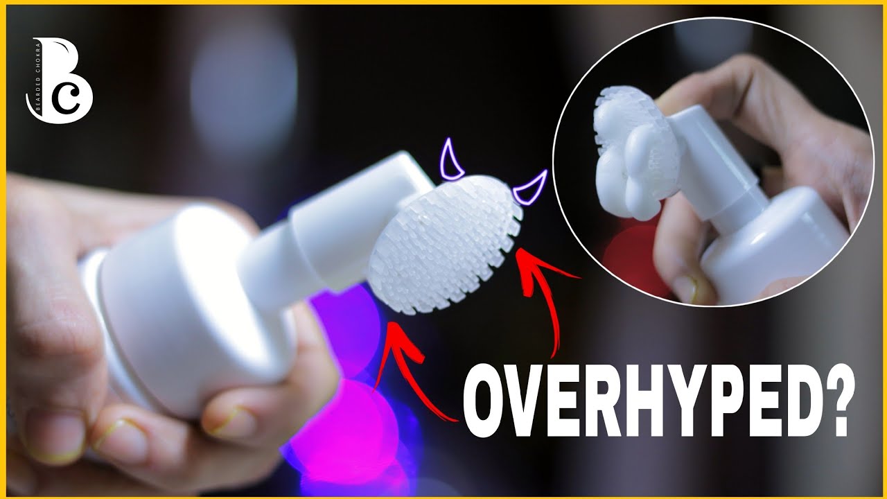 This Is Why You Never Saw A Foaming Face Wash With Attached Brush On This Channel | Bearded Chokra