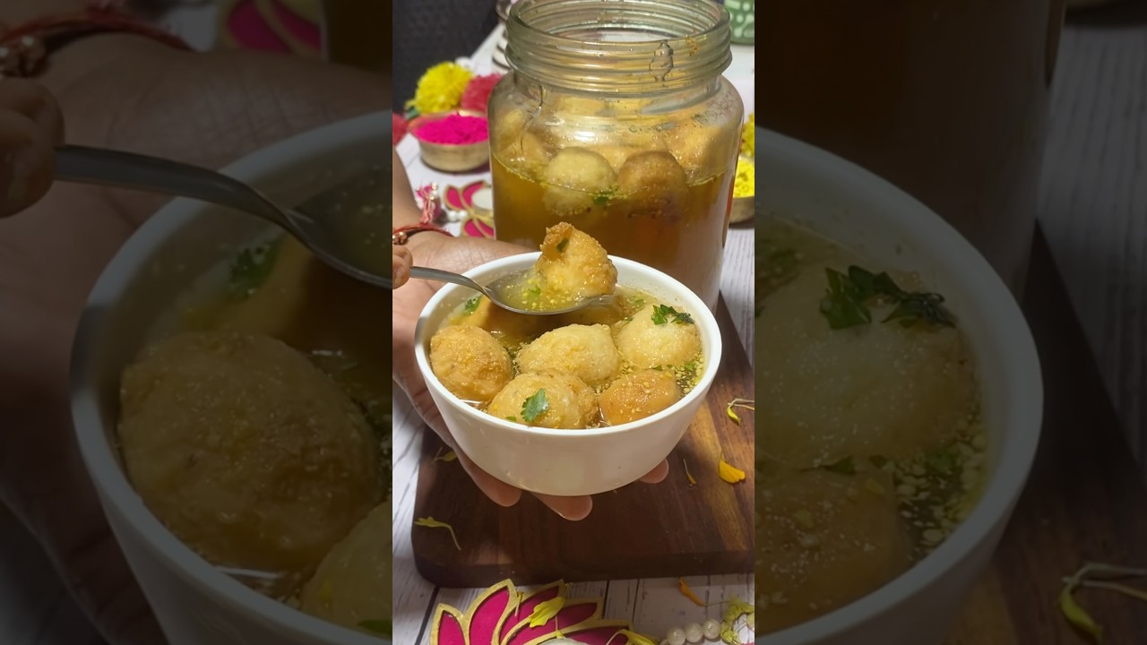 Holi Special Kanji Vada 💜 | Traditional Indian Recipe #shorts