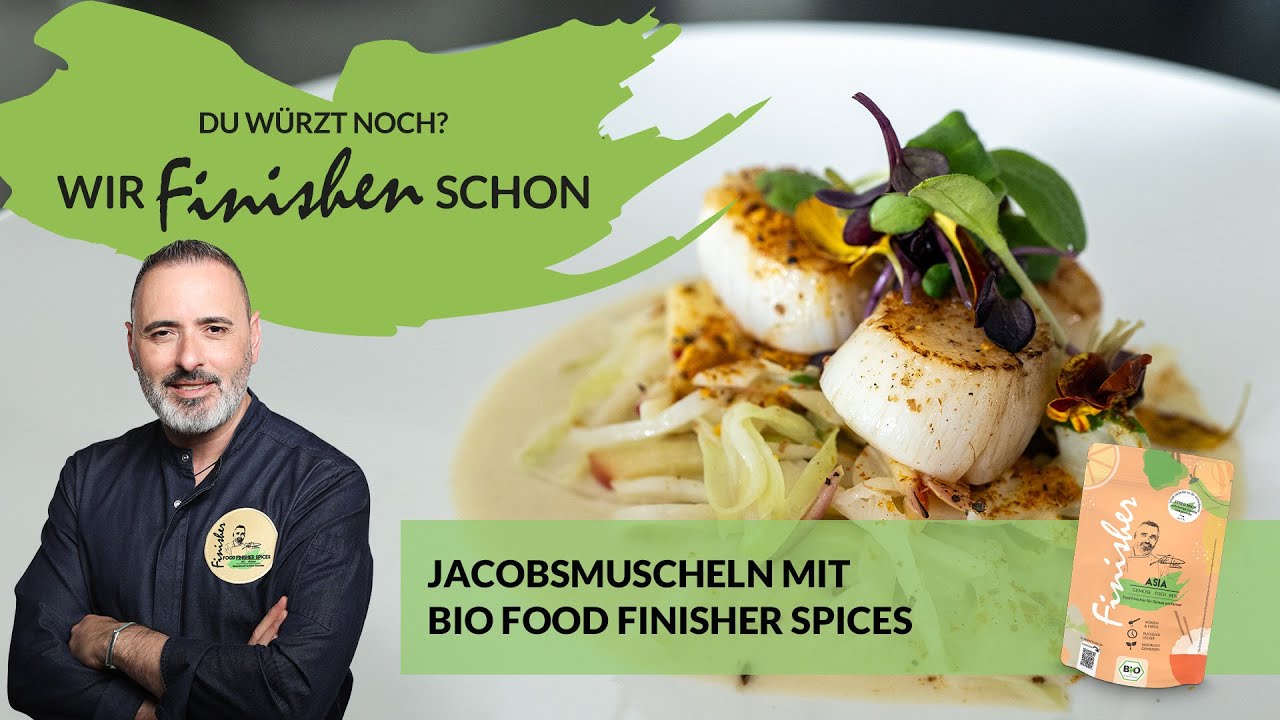 🐚 Jakobsmuschel auf Gemüsespaghetti - von Luis Dias & Bio Asia Food Finisher Spices 🌟