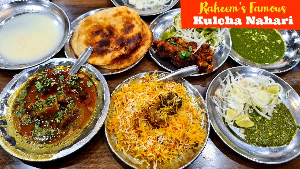 Raheem Ki NAHARI KULCHA with KEBAB PASANDA & Mutton Biryani. 100 Saal Purana Swad Inka.