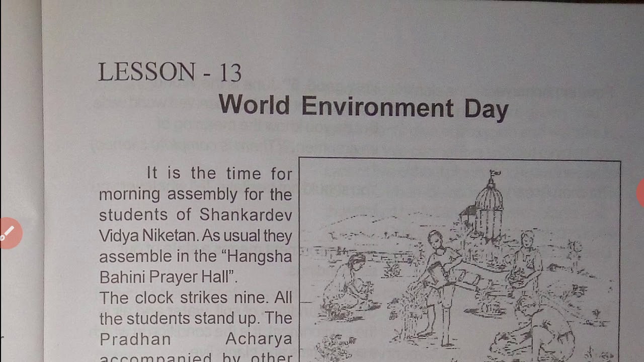 Sankardev Shisu Niketan Class 5 English lesson 13// World Environment Day Assamese Explanation