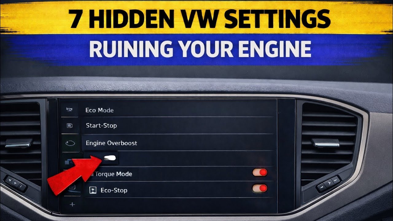These 7 HIDDEN Volkswagen Settings Are Ruining Your Engine Reliability & Lifespan. TURN IT OFF NOW!