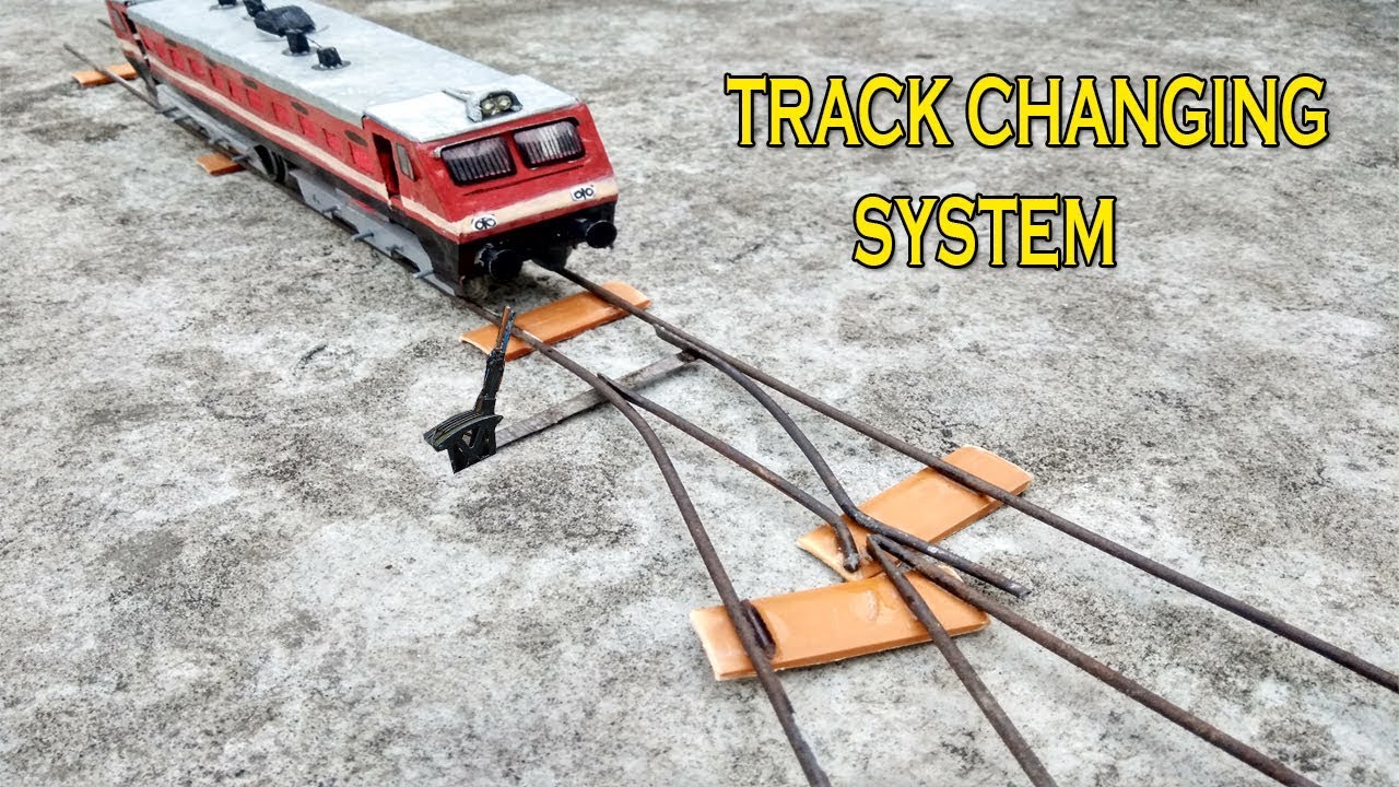 How to Make Train Track | Train Track Changer | Indian Railways model