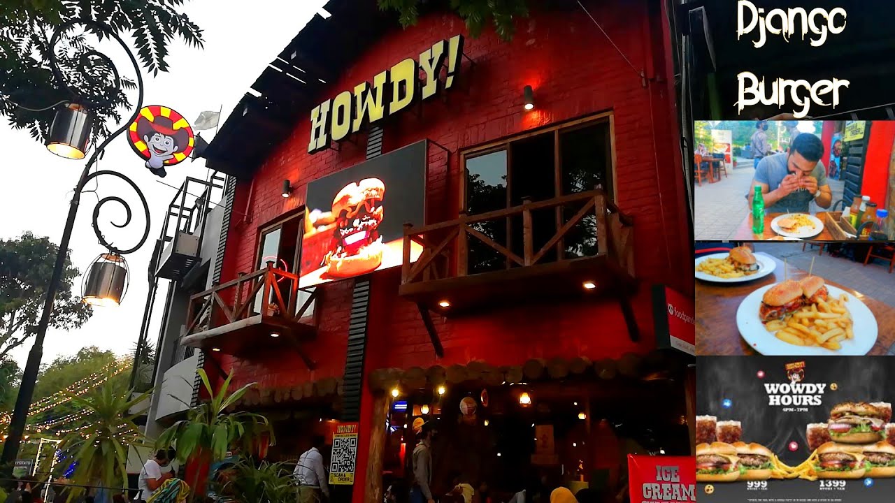 Best Charcoal Chicken Grilled Burger | Django Juicy  & Cheese Burger | Howdy Deal | F7 | Islamabad