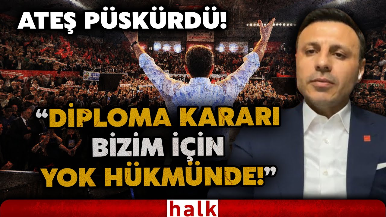 CHP İstanbul İl Başkanı Özgür Çelik diploma kararına tepki gösterdi; Tüm halkı Maltepe'ye davet etti