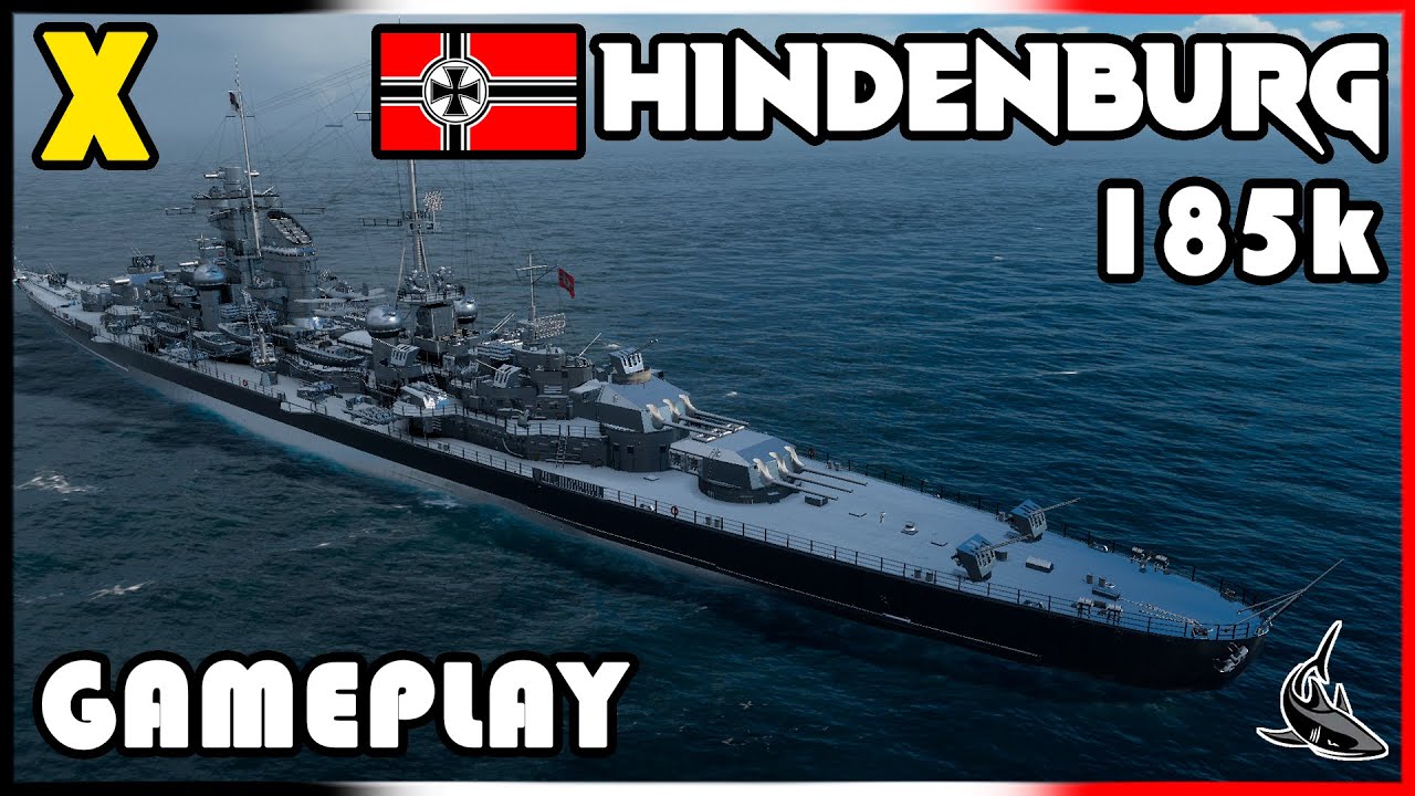 HINDENBURG PRIMEIRA GAMEPLAY - WORLD OF WARSHIPS - PC [PT/BR]