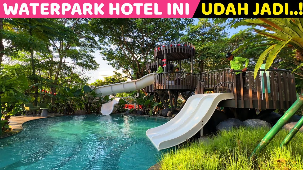 WATERPARKNYA UDAH JADI..! HOTEL INI MAKIN SERU.. | Resinda Karawang Review | Hotel bagus dan mewah