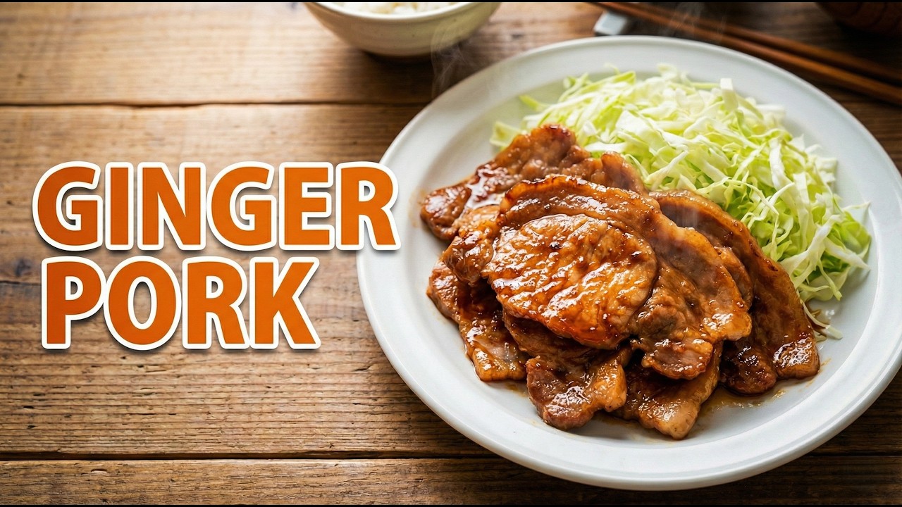 【Ready in 5 Minutes】Fail-Proof Japanese Ginger Pork | Easy & Budget-Friendly Washoku Recipe