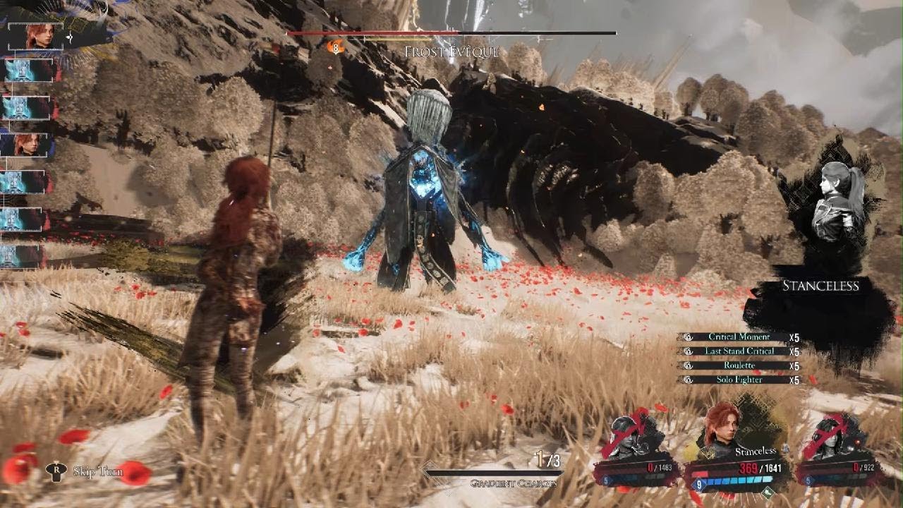 Clair Obscur: Expedition 33 - Frost Eveque with an underleveled team