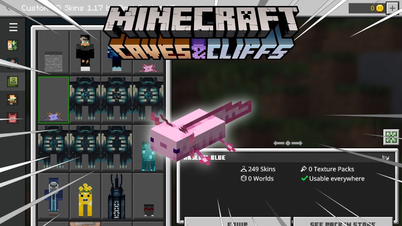 Minecraft PE 1.18 4D Mobs Skin | Project 8