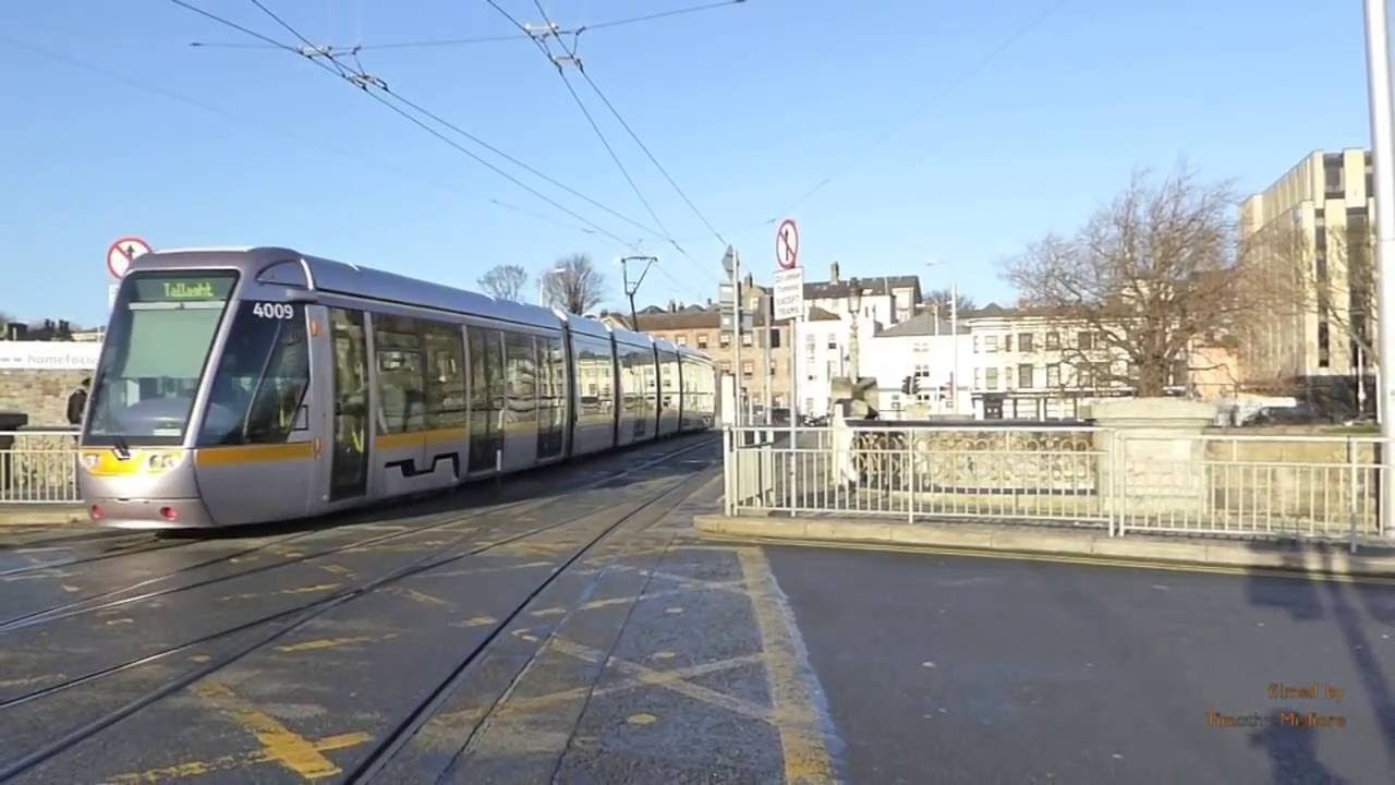 Modern Light Rail System in Dublin, Ireland - 2016