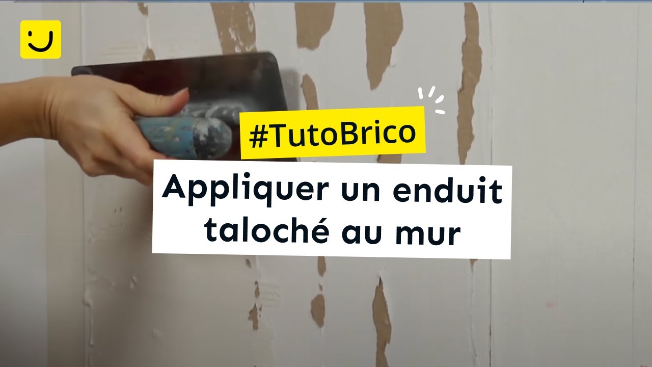 Appliquer un enduit taloch&eacute; au mur