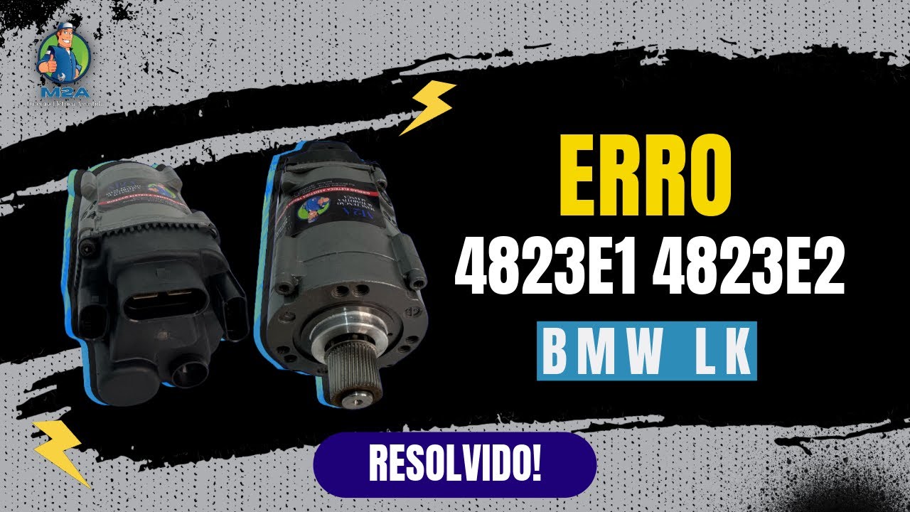 CONSERTO DIREÇAO ELETRICA - ERRO 4823E1 4823E2 BMW LK