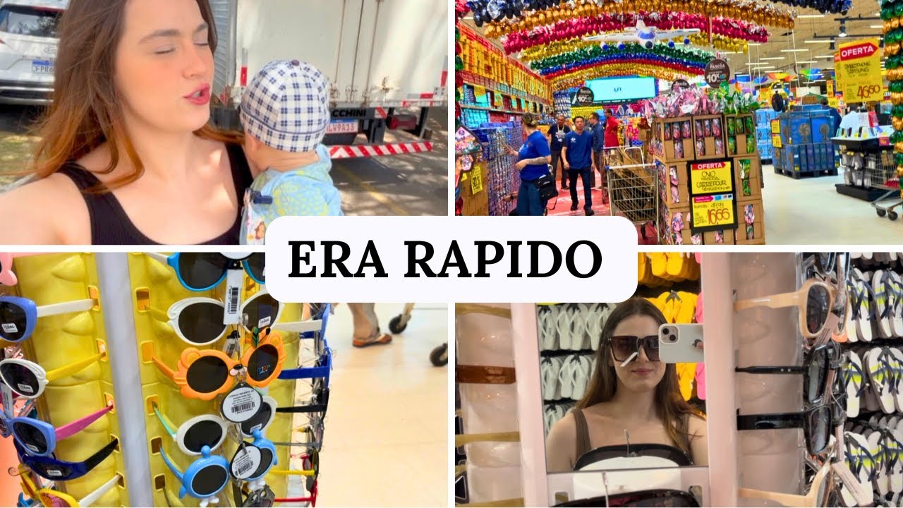 FOMOS EM VÁRIOS LUGARES COM MEU BEBÊ EM UM ÚNICO DIA 