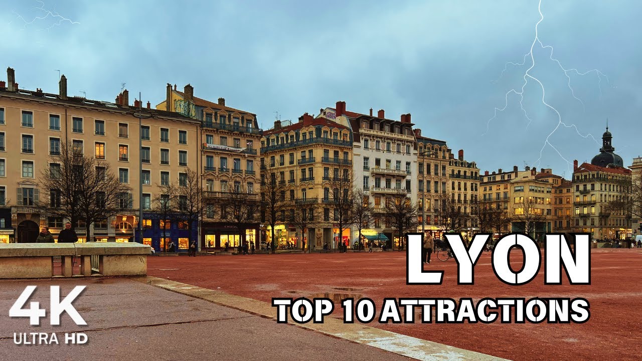 Lyon, France 2025 | 4K Walking Tour & Top 10 Must See Attractions