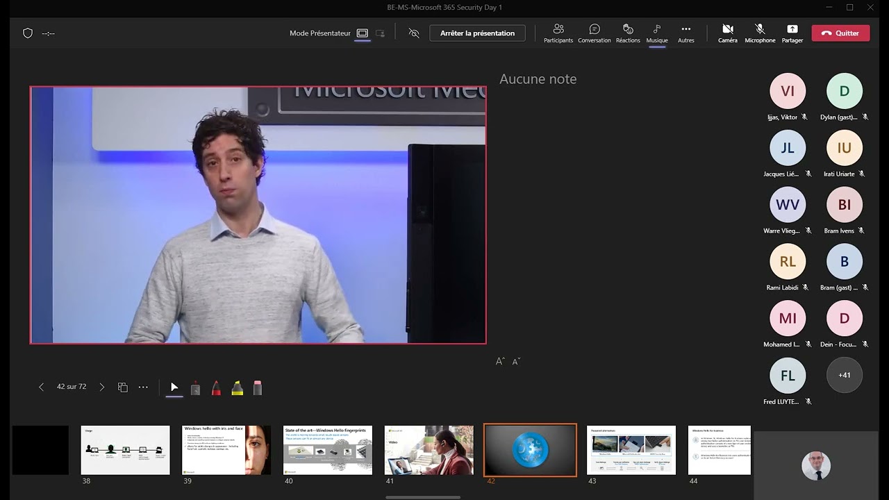 MFA: sample of my presentation for Microsoft