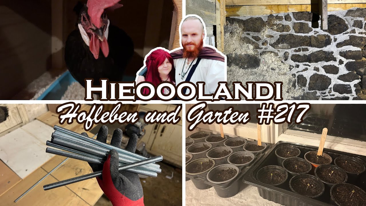 HOFLEBEN UND GARTEN VLOG 🏡 217 🌿 Schalen, Stahl & Stallbesuch: DIY - Ringbalkenbau | Hieooolandi
