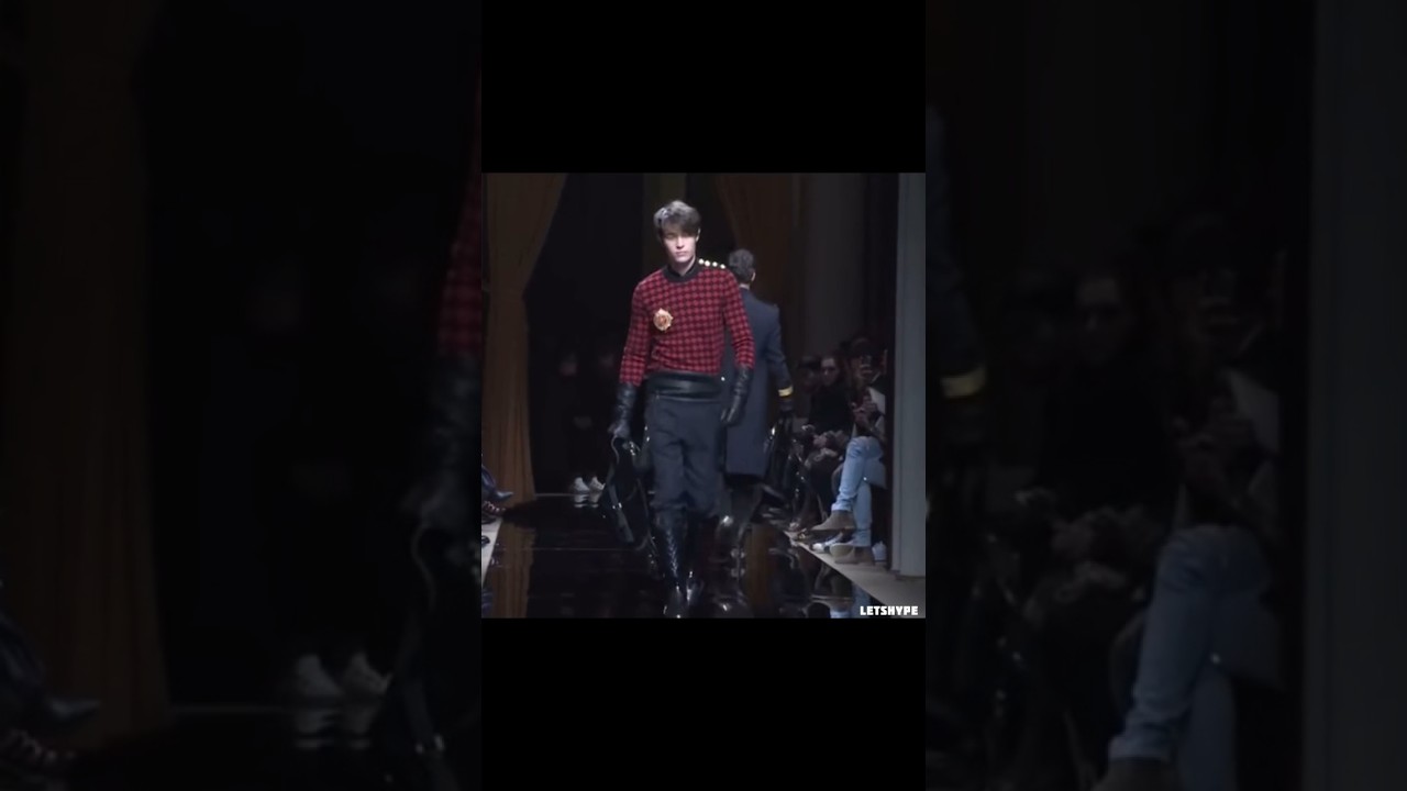 Chico Lachowski walking for #balmain  FW 16 Fashion Show #runway #chico #model #fashionshow