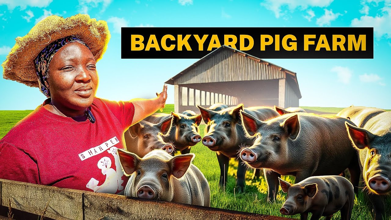 How University Lecturer Transforms Her Backyard into a Huge Pig Farm!