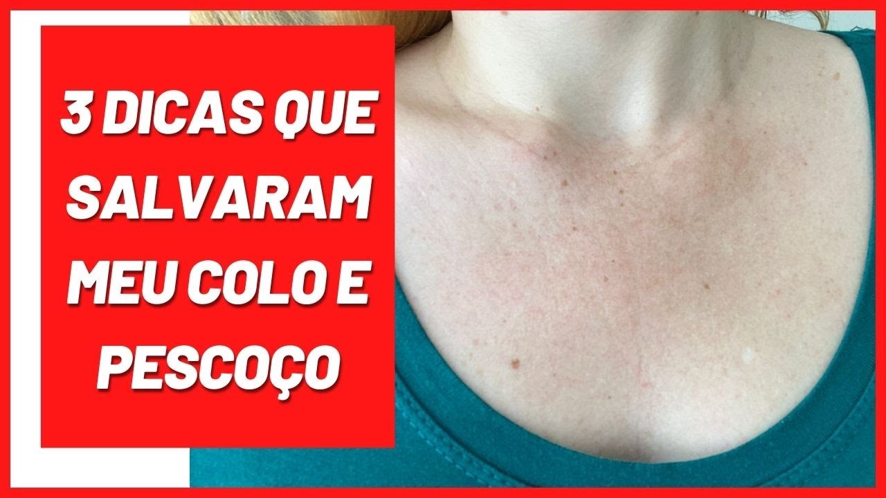 3 dicas que estão salvando meu COLO e PESCOÇO - o que eu fiz para tratar a pele do colo e pescoço