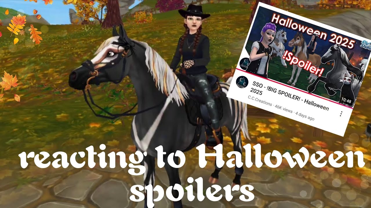 Реакция на спойлеры к Хэллоуину от Star Stable (потому что я слишком нетерпелив, чтобы ждать неск...
