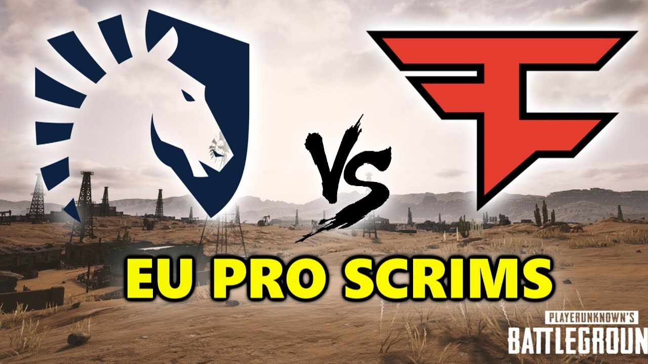Team Liquid против FaZe Clan - Европейские профессиональные тренировочные матчи - PUBG
