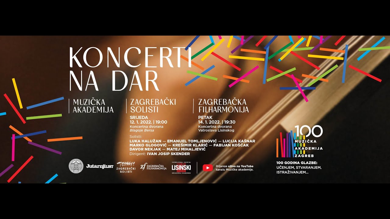 KONCERT NA DAR: STUDENTI MUZIČKE AKADEMIJE UZ ZAGREBAČKE SOLISTE