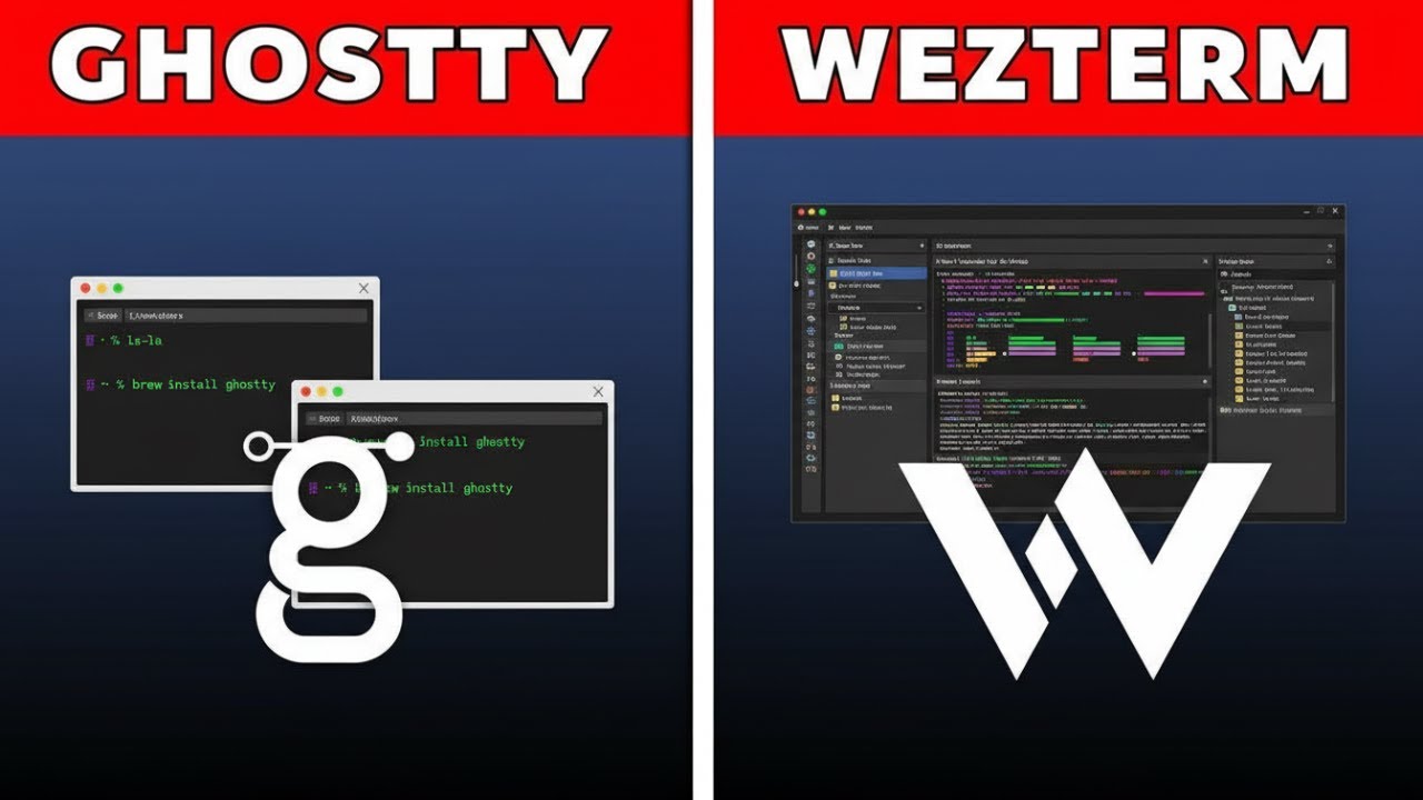 Ghostty vs WezTerm - Which Terminal Emulator is Better | Full Review