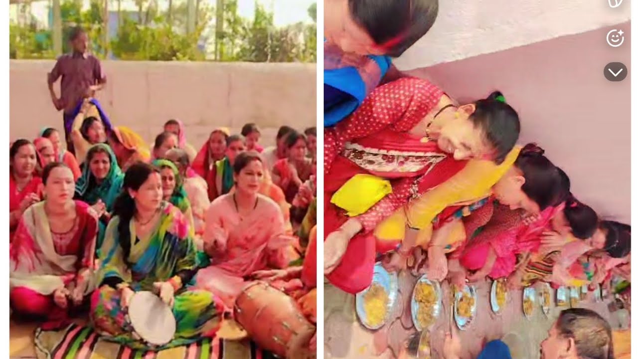होली 🫟 का भंडारा।। हमारे देवी 🙏मंदिर में।।कीर्तन भजनों के साथ।।🌼