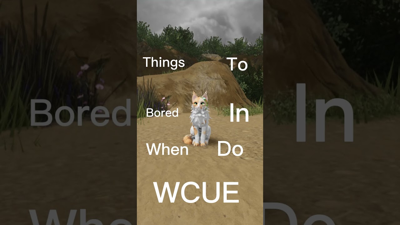 Things To Do In WCUE | #shorts #wcue #tips #warriorcats #gaming