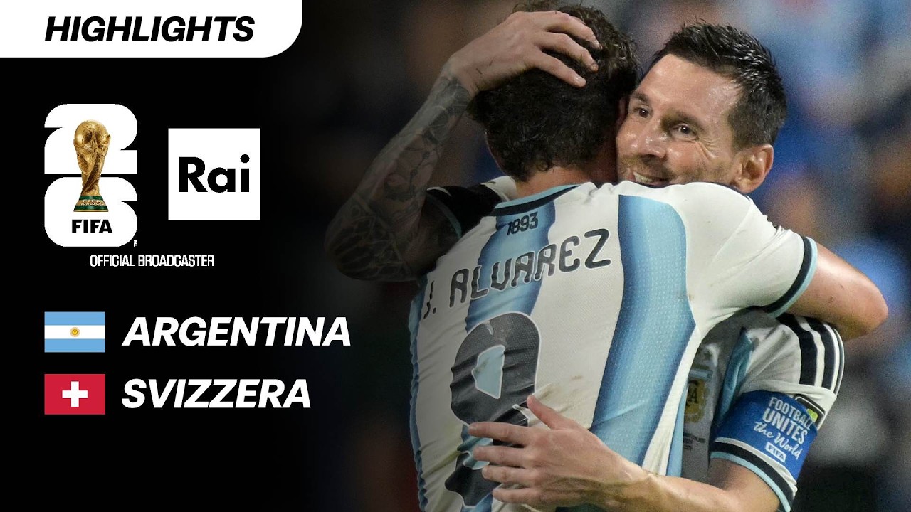 Argentina - Svizzera 3-1 (dts): Highlights | Mondiali di Calcio FIFA 2026