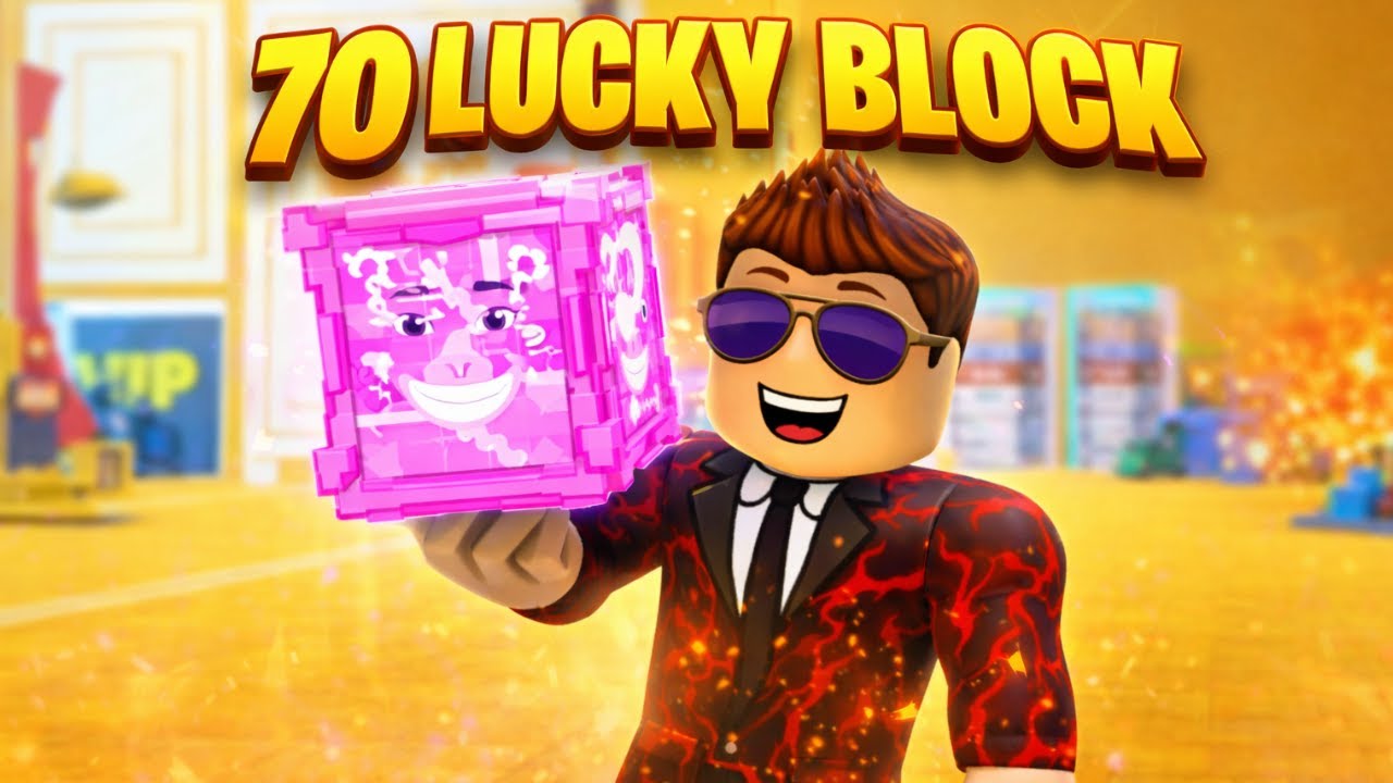 70 TANE LUCKY BLOCK AÇTIM… ÇIKAN ŞEYE İNANAMAZSIN 😯(Escape Tsunami For Brainrots)