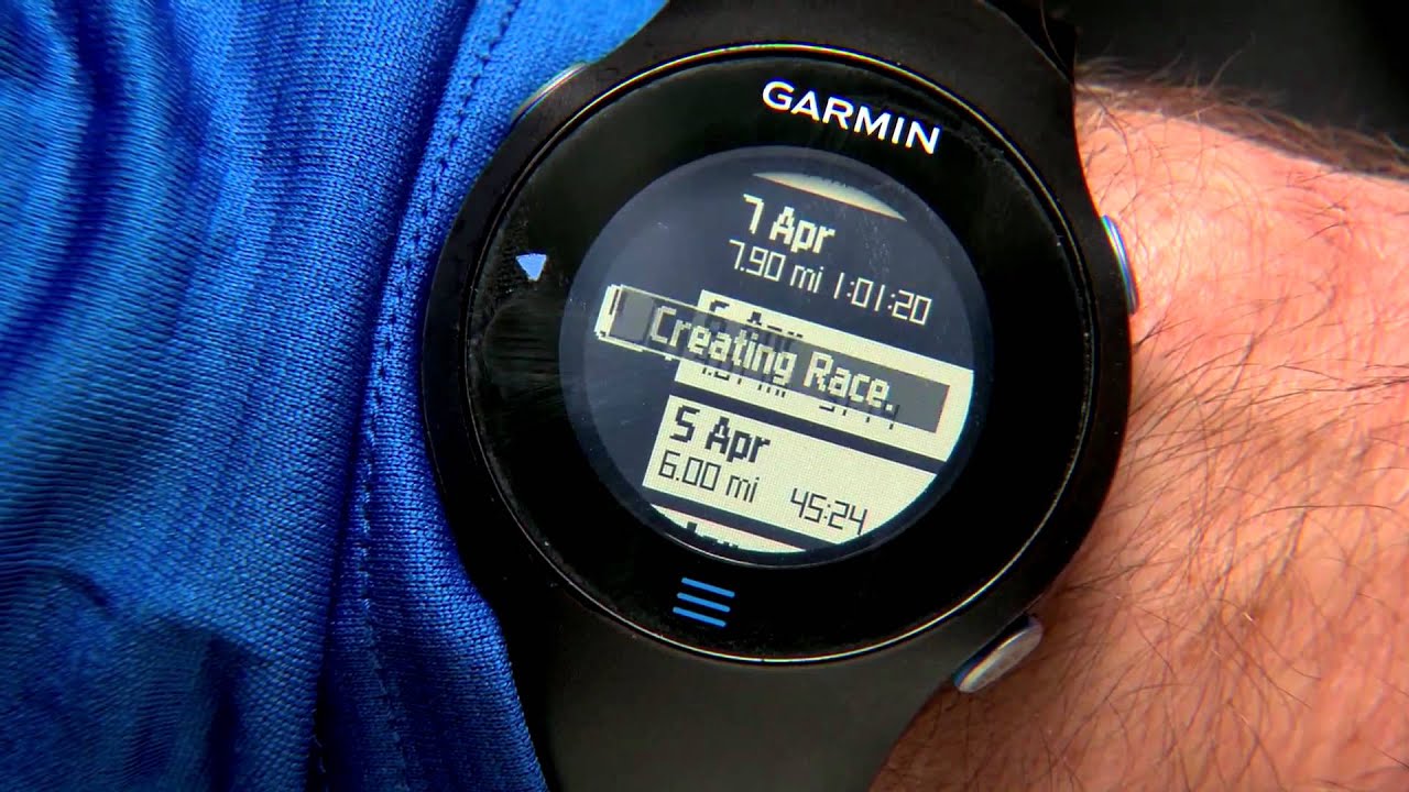 Garmin Forerunner 610 - Virtual Racer and Virtual Partner