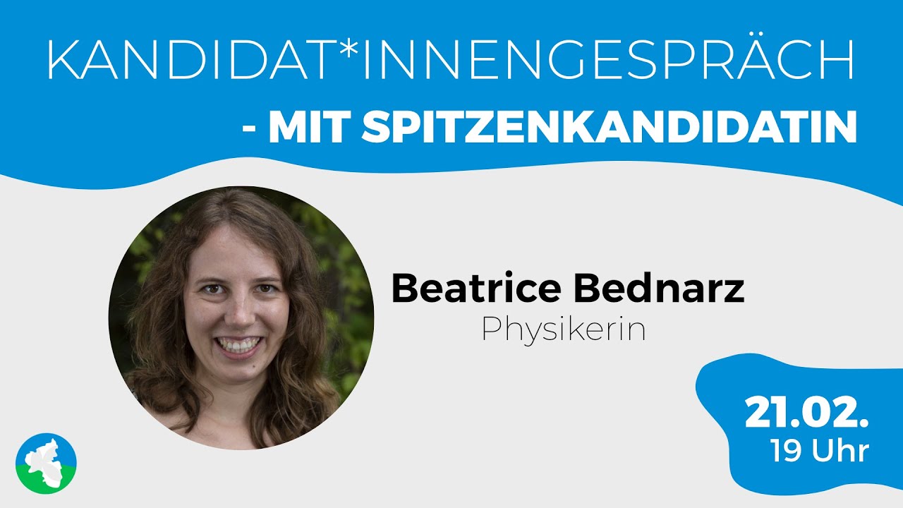 Kandidat*innen-Gespr&auml;ch live und interaktiv mit Spitzenkandidatin Beatrice Bednarz