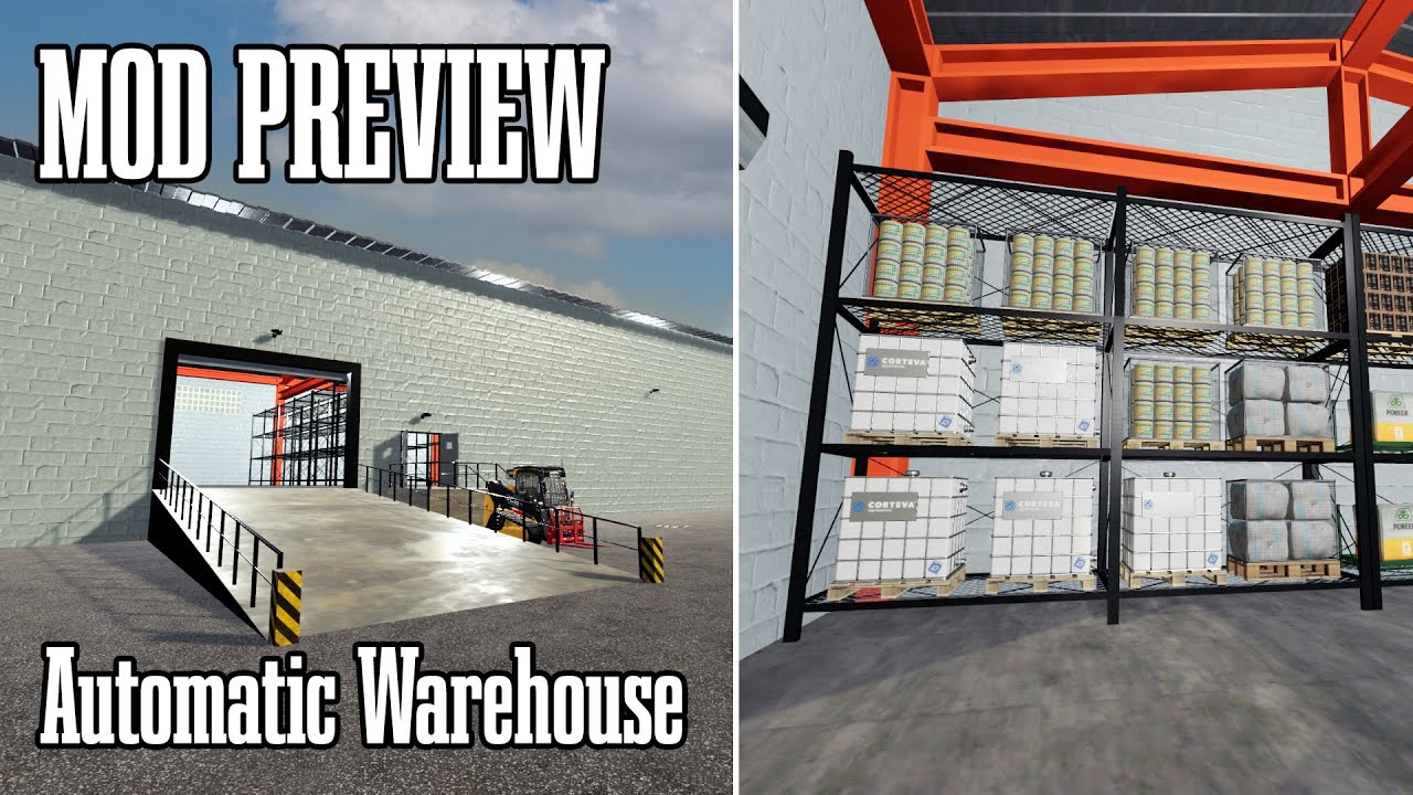 Mod Preview - Automatic Warehouse from MaddyPhi - Farming Simulator 19