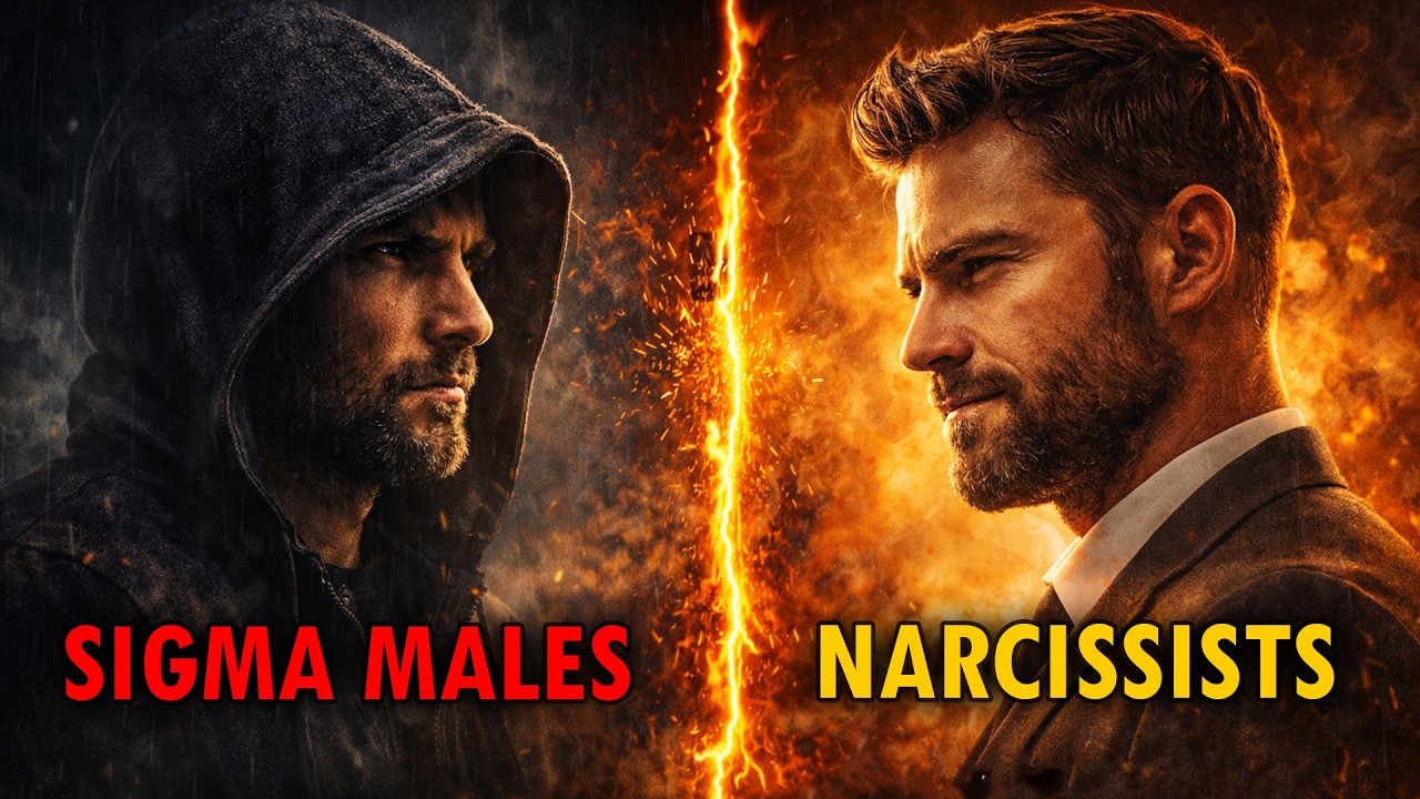 Мужчина-сигма и нарцисс: критическая разница, которую большинство людей упускают из виду.
