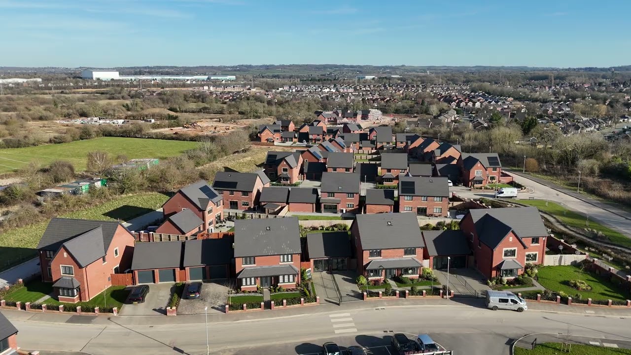 Trentham Fields | Aerial Tour of Luxury Living in Staffordshire