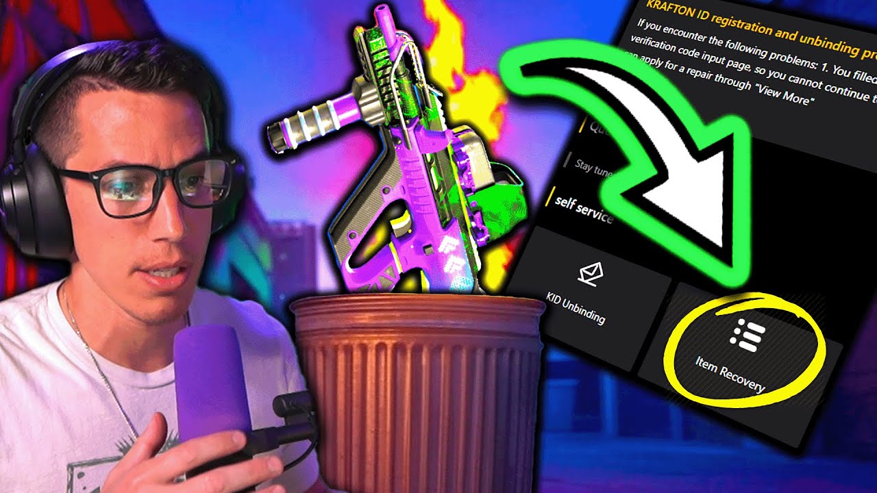HOW TO RECOVER YOUR LOST PUBG SKINS | PUBG SELF SERVICE GUIDE