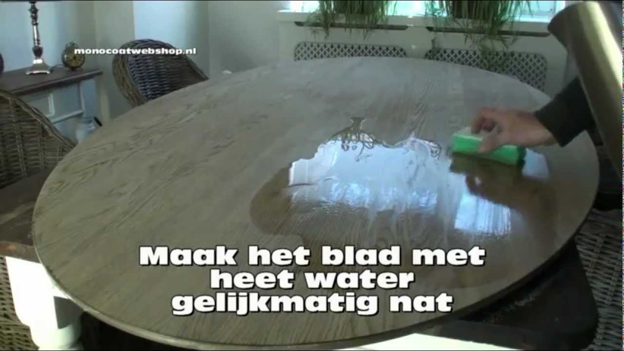 Rubio Monocoat Demo:Tafel meubel behandelen met Rubio Monocoat 2c