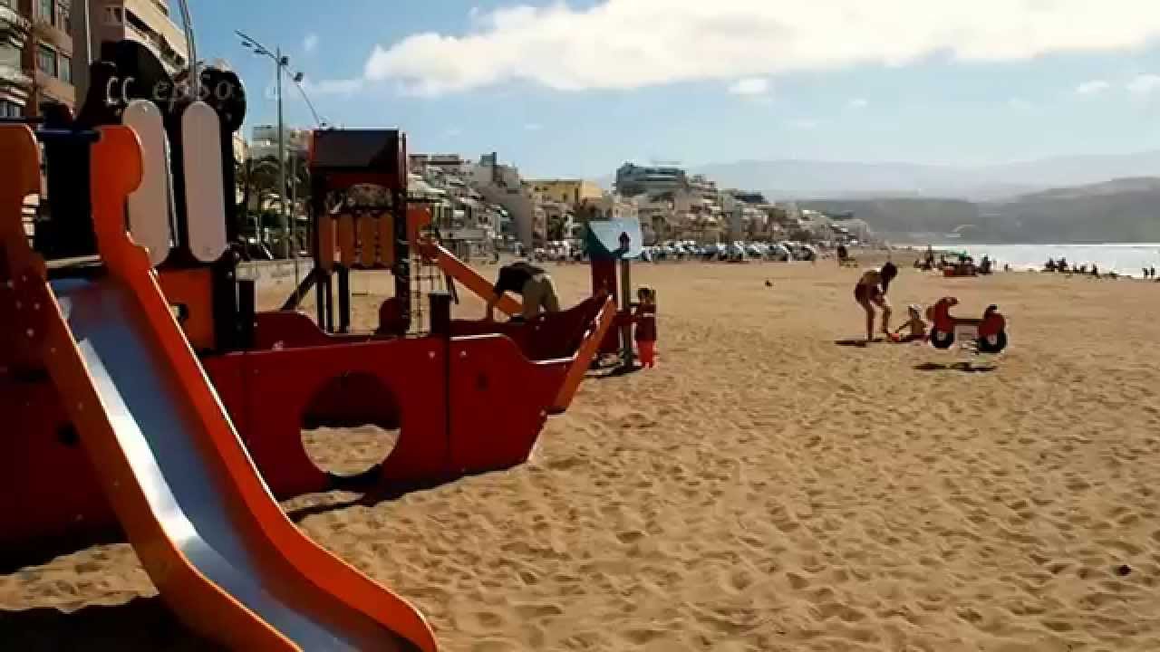 Children's Beach Playground in Gran Canaria of Spain