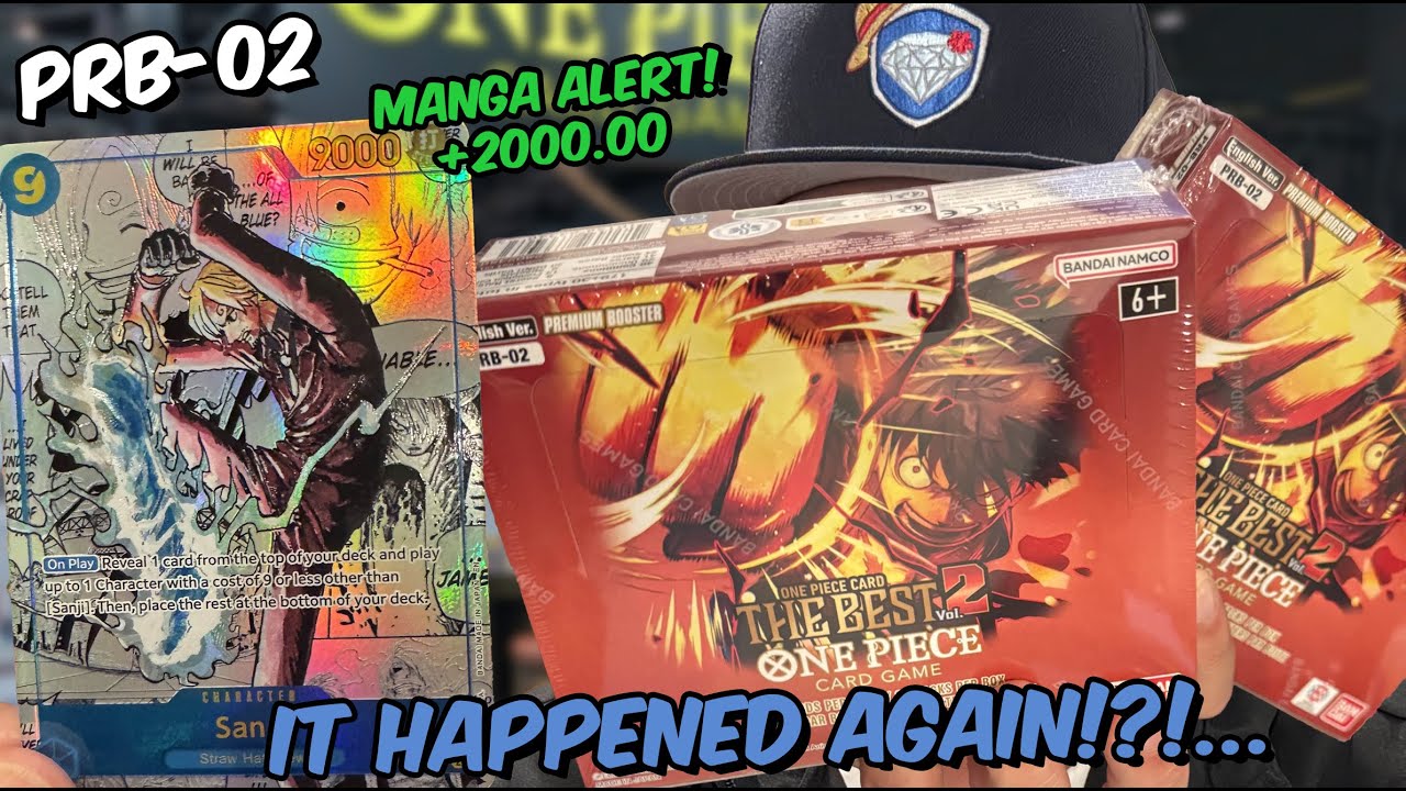 PRB-02 BOOSTER BOX Opening: The Best Vol.2 (АНГЛИЙСКИЙ) - One Piece TCG
