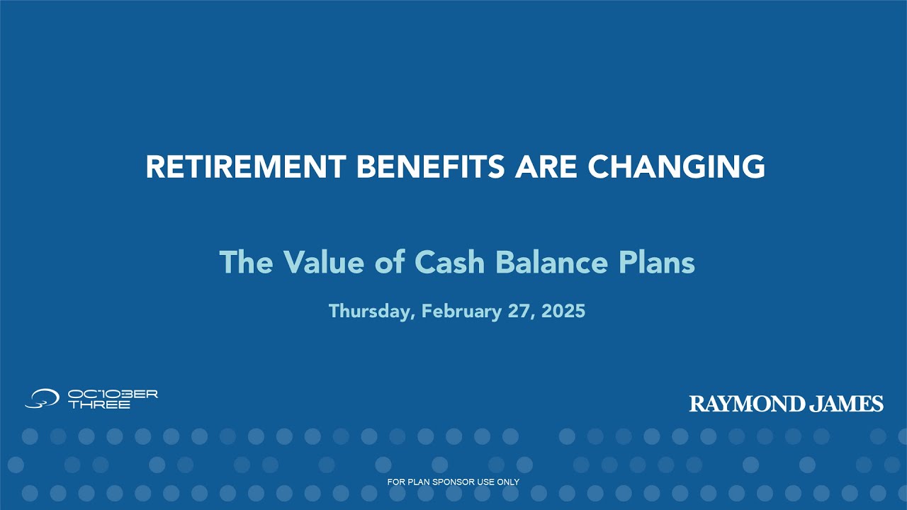 The Value of Cash Balance Plans