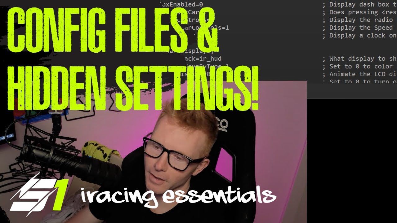 How to Edit Config Files & Hidden Settings! | iRacing Essentials