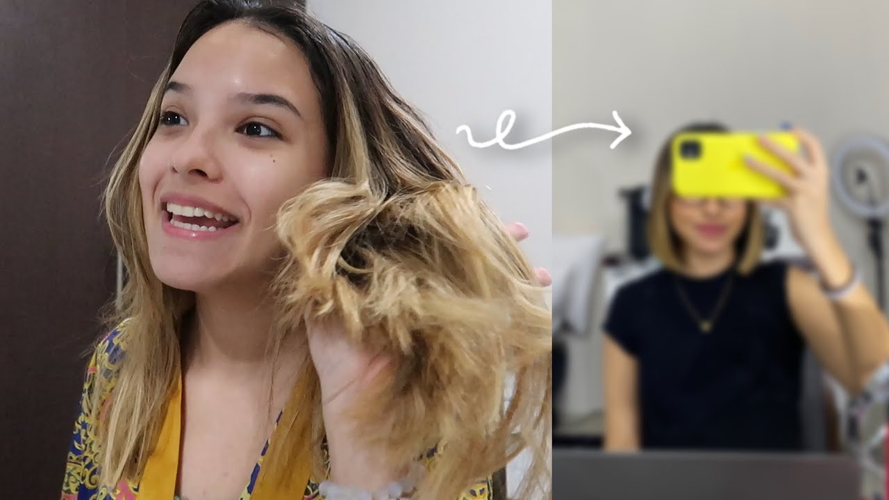 tenía el cabello quemadísimo Y ME LO CORTÉ TODO | vlogguelis