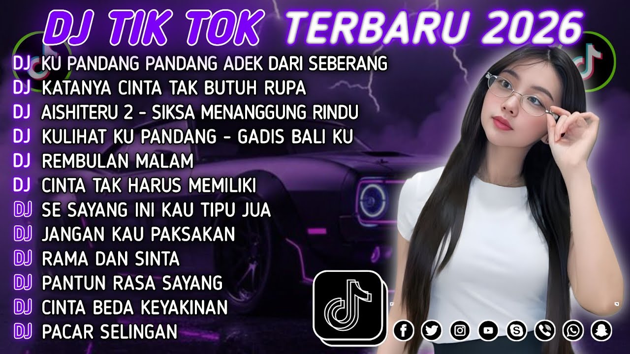 DJ TIKTOK TERBARU 2026 || DJ CINTA DARI SEBERANG 🎵 DJ KATANYA CINTA TAK BUTUH RUPA 🎵 FULL ALBUM❗❗